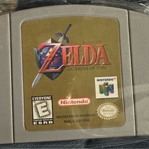 Nintendo 64 Zelda: Ocarina of Time - Gray Cartridge